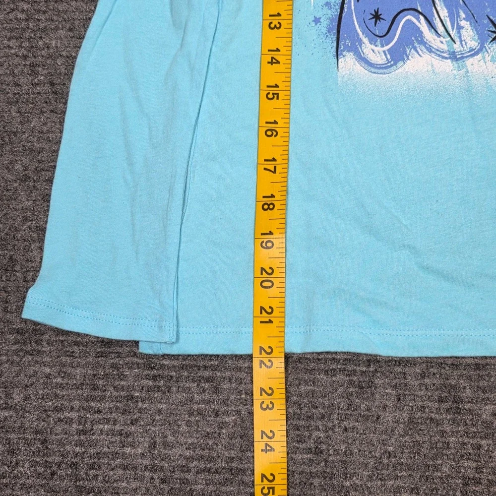 The Children's Place Princess Tee Girl's Size L 10/12 Spa Blue Long Sleeve NWT